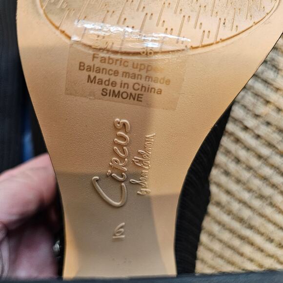 Circus‎ by Sam Edelman Women's Simone Knee High Knit Platform Boots Size 6 Black - Picture 7 of 7